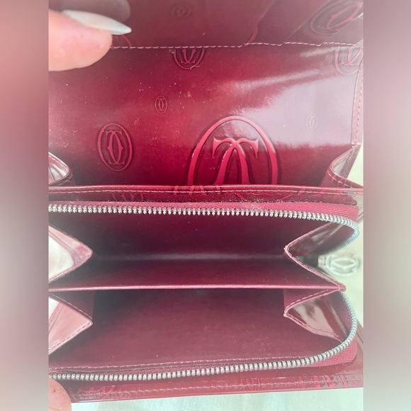 CARTIER PARIS Patent Leather⭐️Happy Birthday⭐️Stunning Zipper-Pull⭐️AuThEnTiC - Picture 12 of 16